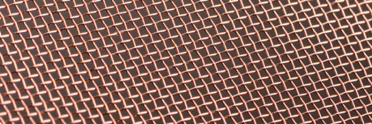 Copper-based woven wire cloth