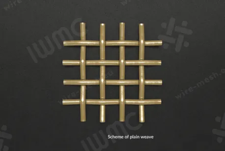Siatka tkana 0,071x0,05 mosiądz 80/20