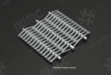 Siatka tkana niskowęglowa splot holenderski 14x88 meshing scheme - photo 4
